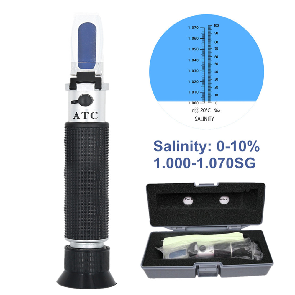Marine Aquarium Refractometer - Refraktometer salinitas genggam, konsentrasi meter air