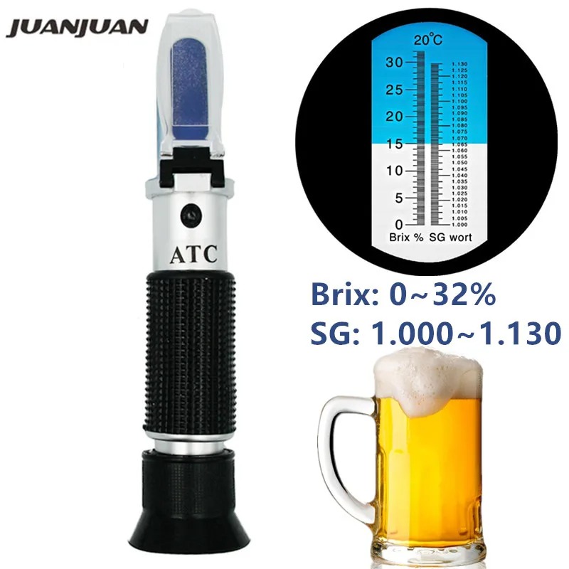 Marine Aquarium Refractometer - Refraktometer bir Wort 0-0 32% konsentrasi