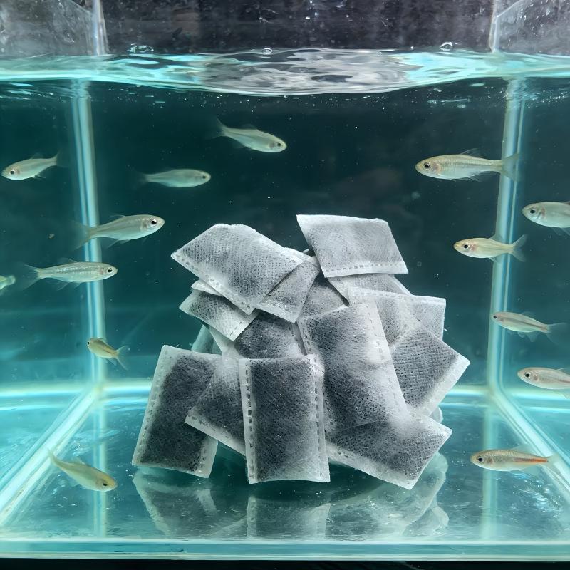 Marine Aquarium Filter Media - 10/20/40 Buah Tas Karbon Aktif Akuarium