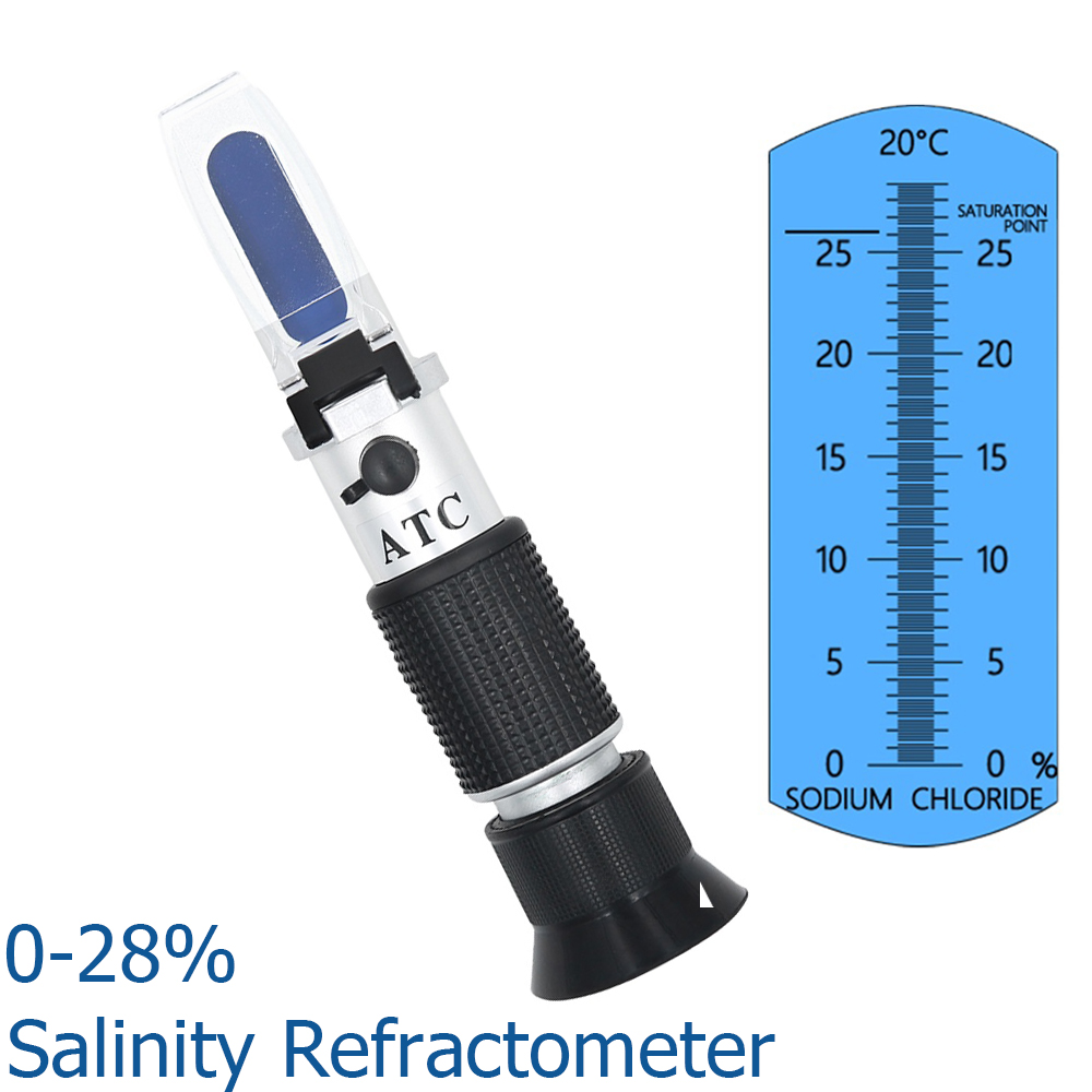 Marine Aquarium Refractometer - ATC Refraktometer Meteran Salinitas Air Laut