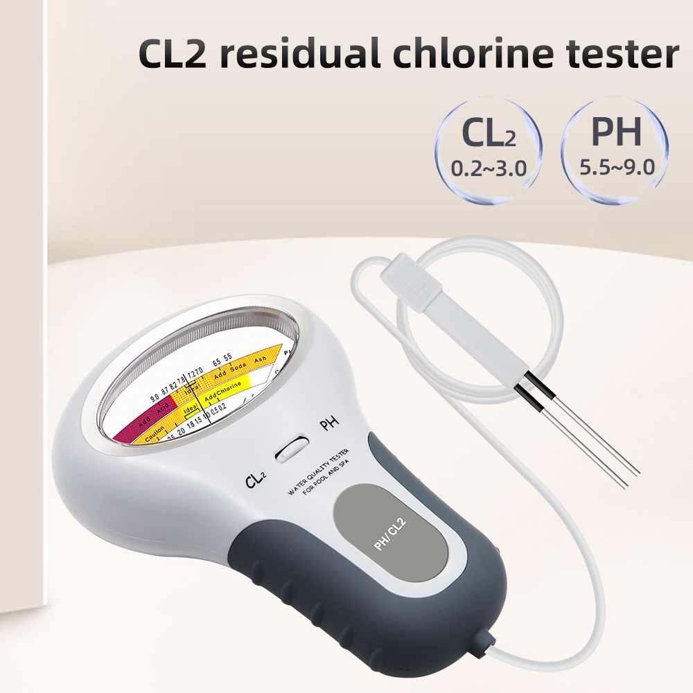 Marine Aquarium Test Kit - Detektor klorin PH & CL2 Meter,