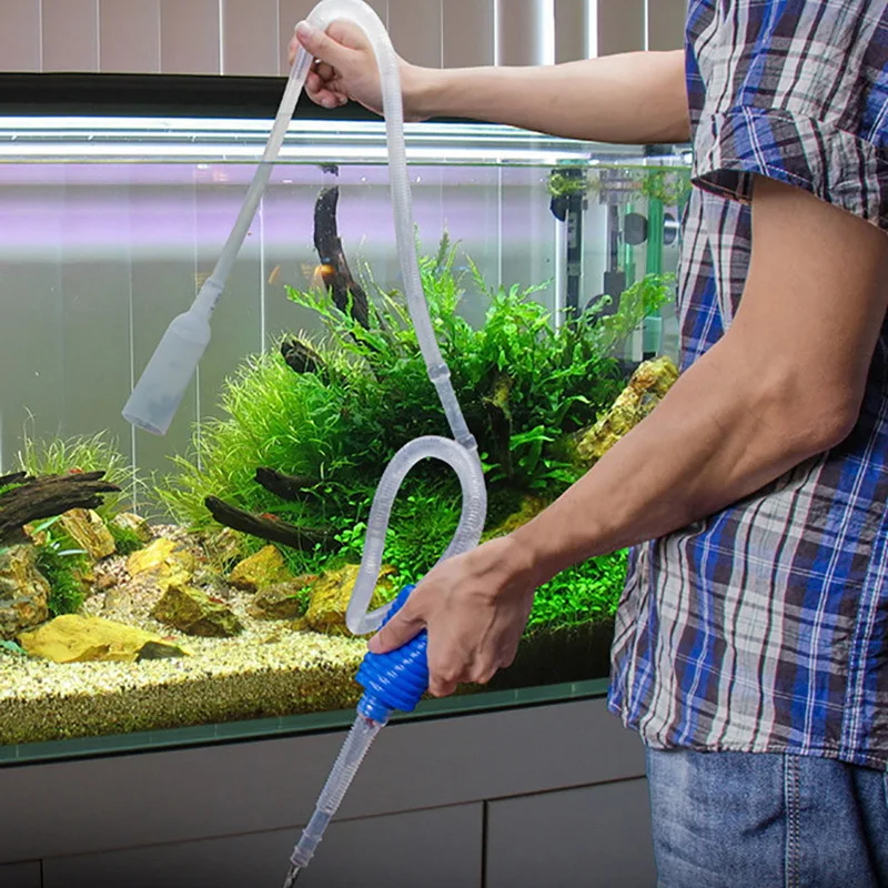 Marine Aquarium Glass Cleaner - Pompa penyedot debu akuarium, sifon tangki