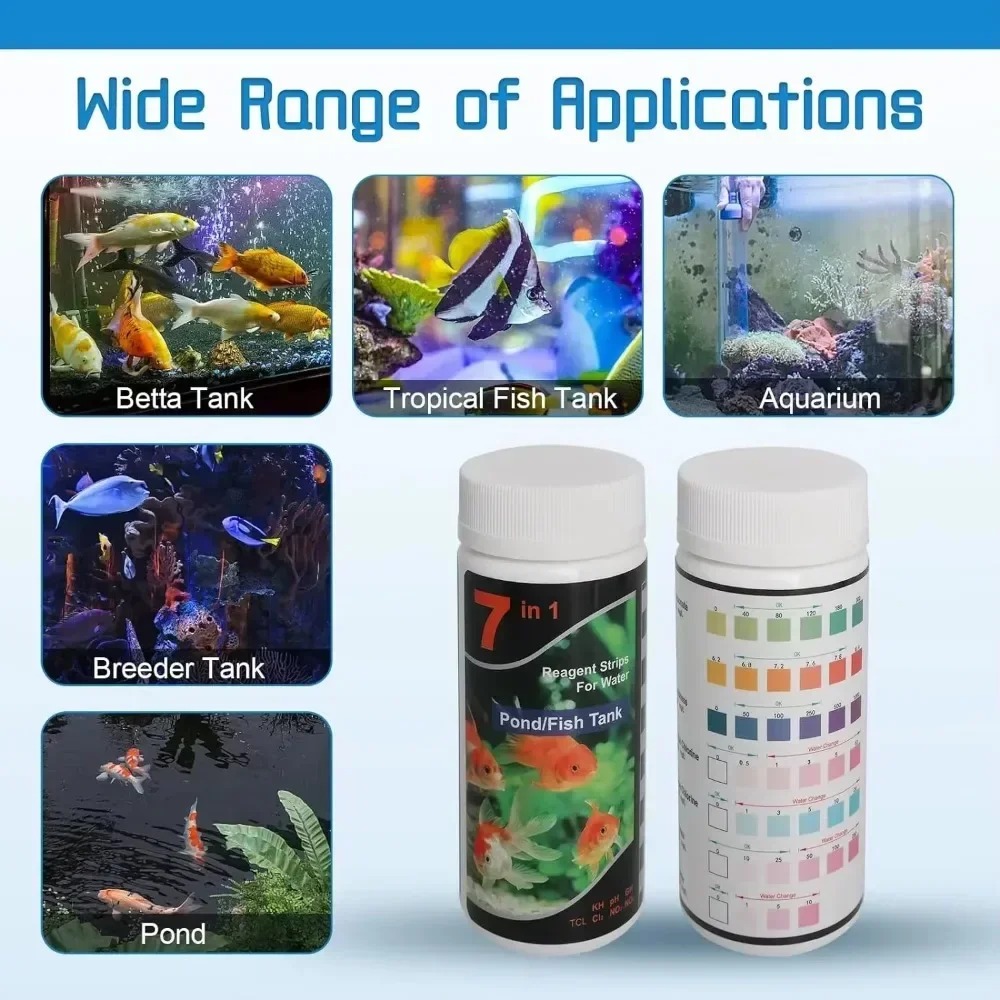 Marine Aquarium Test Kit - Strip Tes PH Laris Manis untuk
