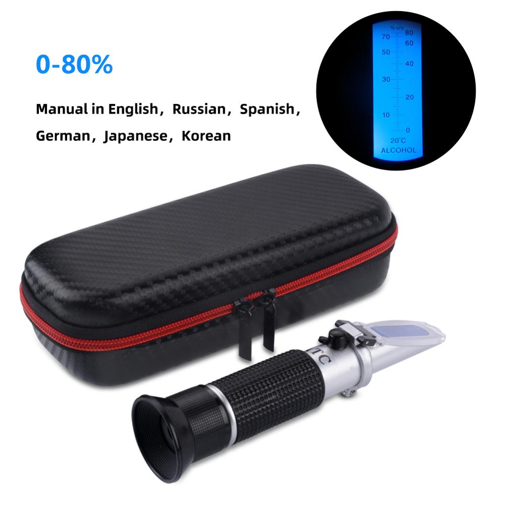 Marine Aquarium Refractometer - Panas Baru Shockproof Kemasan Genggam 0-80%