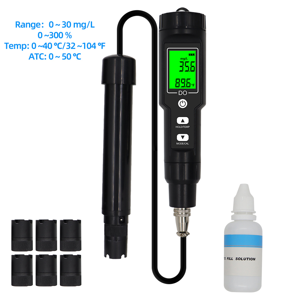 Marine Aquarium Test Kit - DO9100 Meteran Oksigen Terlarut Digital 0.0-30.0