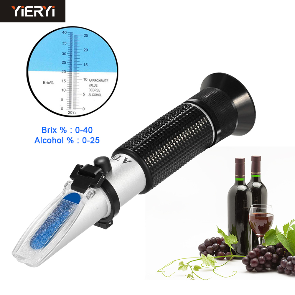 0-40% Brix 0-25% refraktometer - Marine Aquarium Refractometer ulasan dan harga
