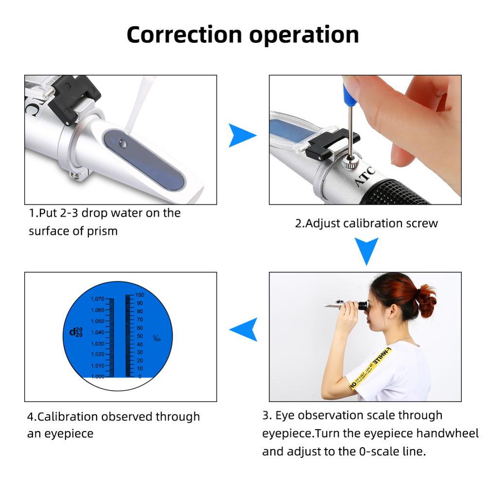 0-40% Brix 0-25% refraktometer - Marine Aquarium Refractometer ulasan dan harga