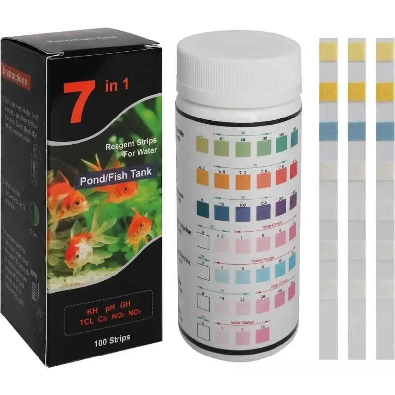 Strip Tes PH Akuarium, Strip T - Marine Aquarium Test Kit ulasan dan harga