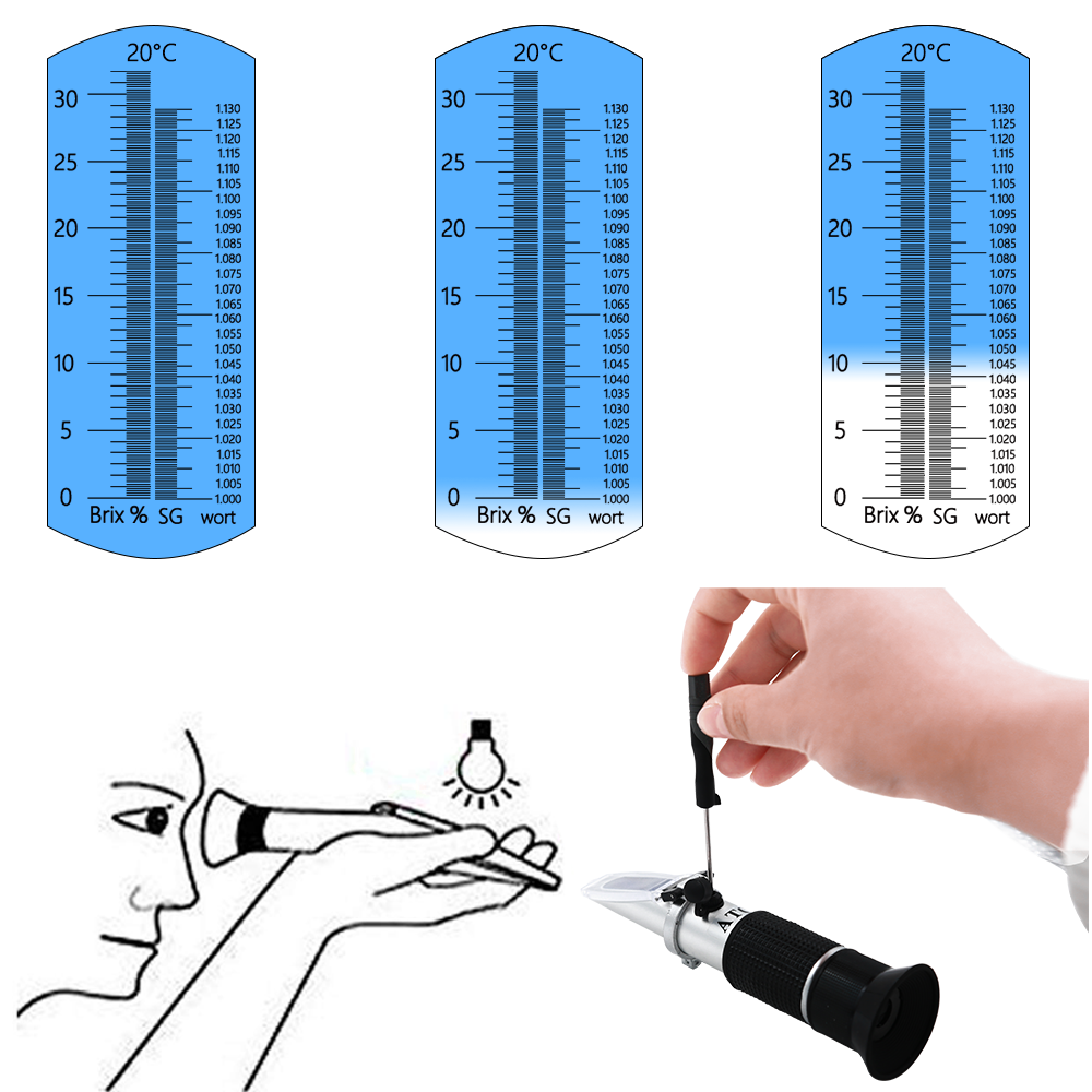Refraktometer bir Wort 0-0 32% - Marine Aquarium Refractometer ulasan dan harga