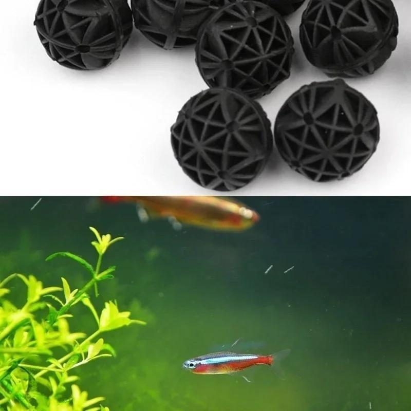 50 Buah Bola Filter Bio Akuari - Marine Aquarium Filter Media ulasan dan harga