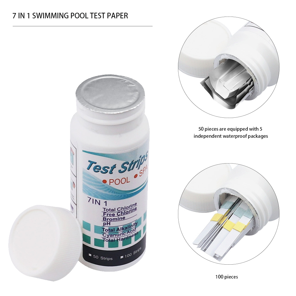 Strip tes akuarium 7 in 1, Str - Marine Aquarium Test Kit ulasan dan harga