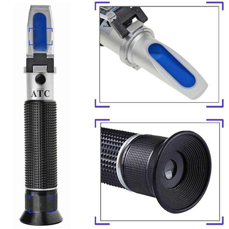 2X Refraktometer Salinitas unt - Marine Aquarium Refractometer ulasan dan harga