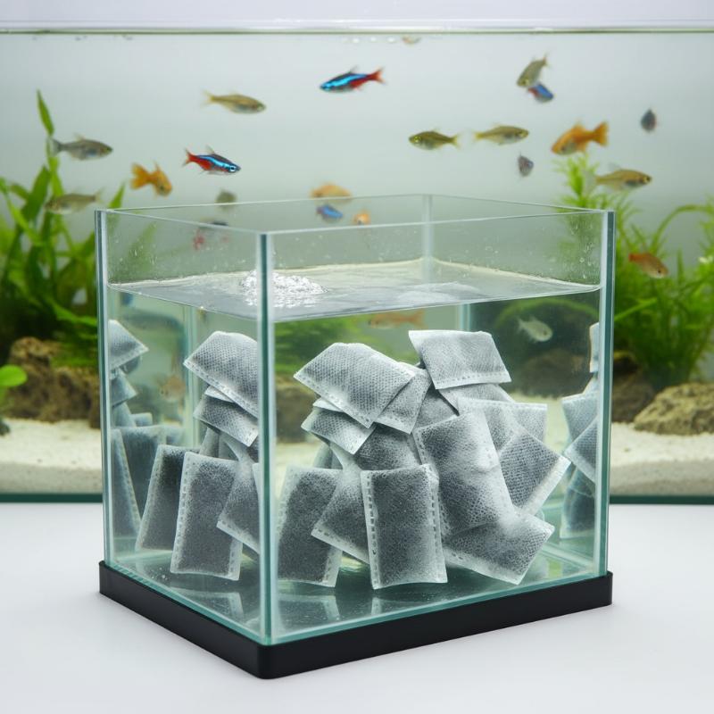10/20/40 Buah Tas Karbon Aktif - Marine Aquarium Filter Media ulasan dan harga