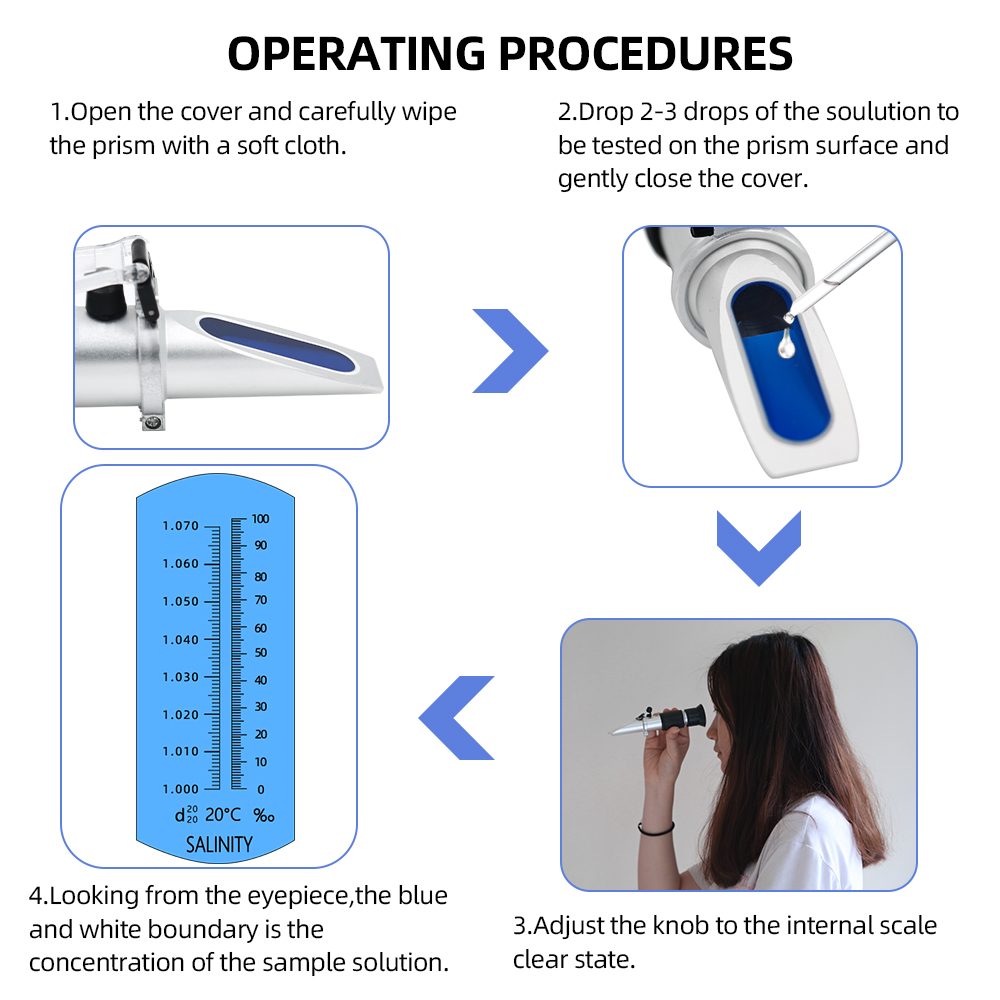 Refraktometer Salinitas 0-10%  - Marine Aquarium Refractometer ulasan dan harga