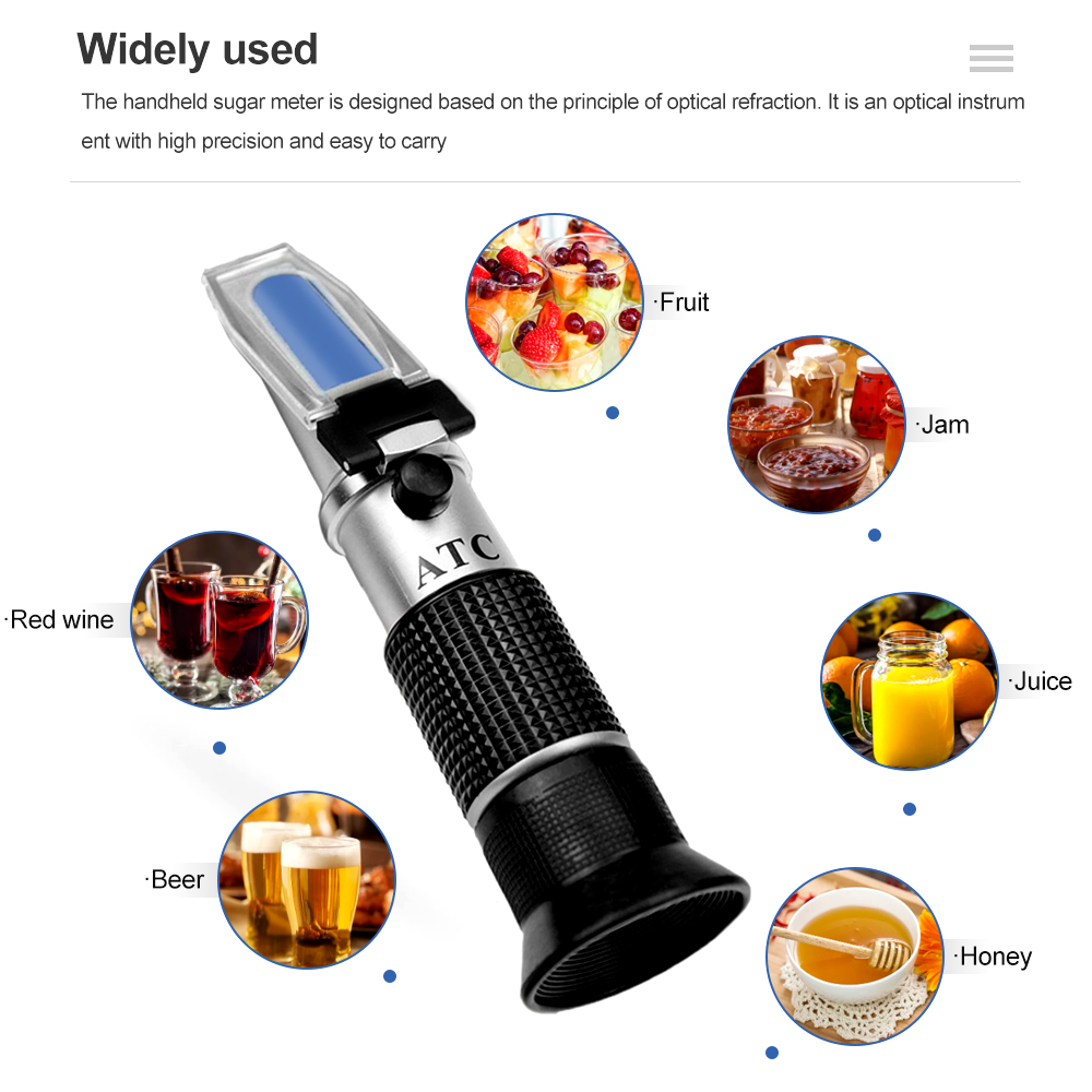 2 in 1 Handheld alkohol Brix R - Marine Aquarium Refractometer ulasan dan harga