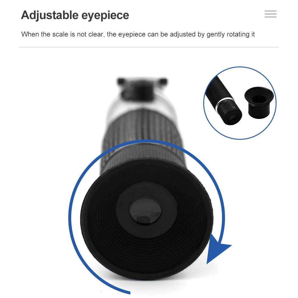 2 in 1 Handheld alkohol Brix R - Marine Aquarium Refractometer ulasan dan harga