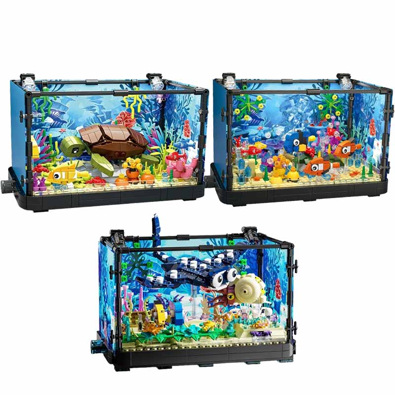 Set Blok Bangunan Akuarium den - Marine Aquarium & Regional Centre ulasan dan harga