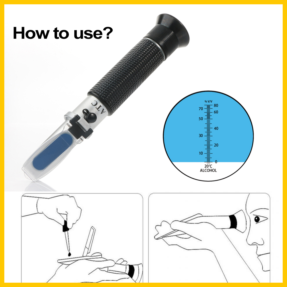 RZ Refraktometer Alkohol Meter - Marine Aquarium Refractometer ulasan dan harga