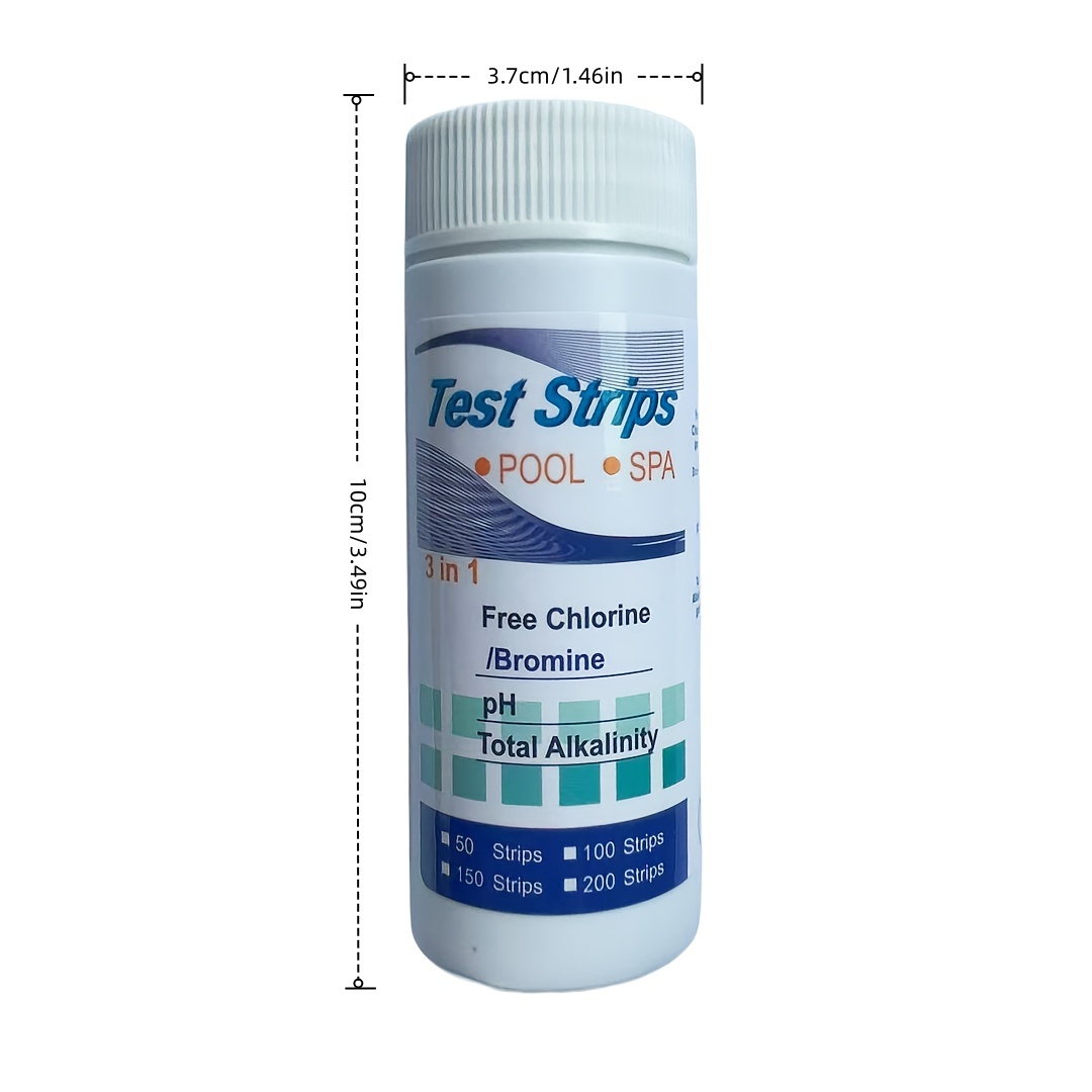 Strip Tes PH Klorin SPA Kolam  - Marine Aquarium Test Kit ulasan dan harga
