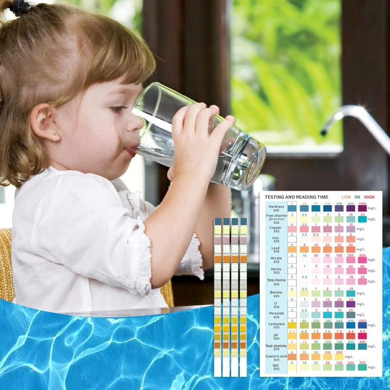 Strip Tes Akuarium Kit Tes Kua - Marine Aquarium Test Kit ulasan dan harga