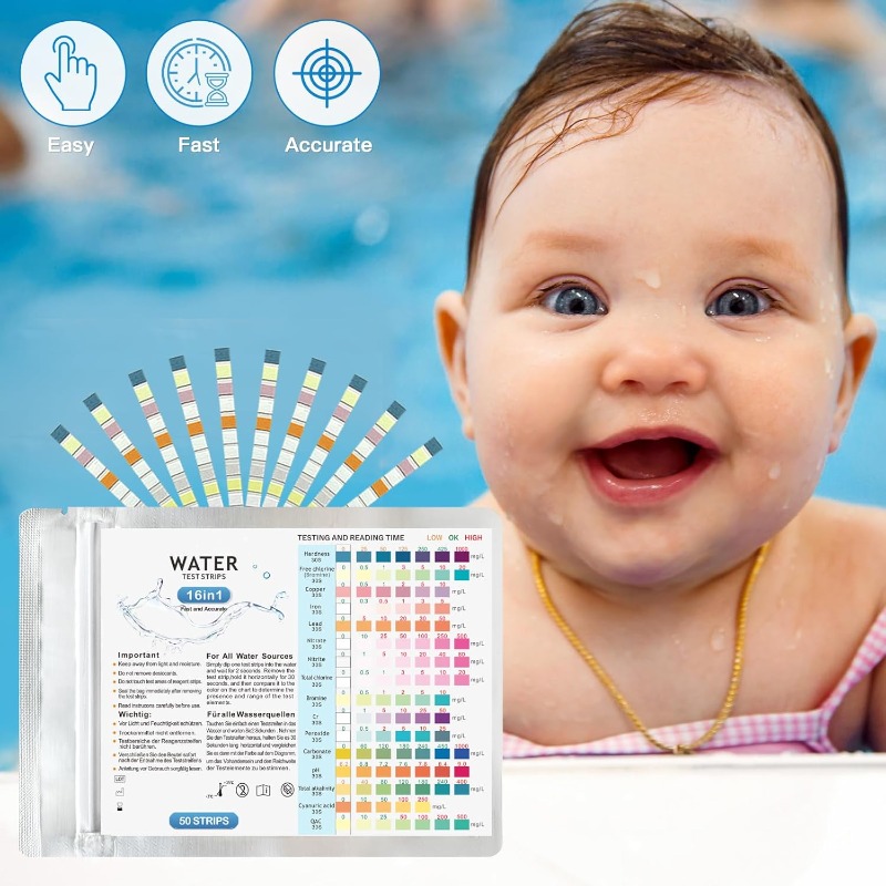 Strip Tes Akuarium Kit Tes Kua - Marine Aquarium Test Kit ulasan dan harga