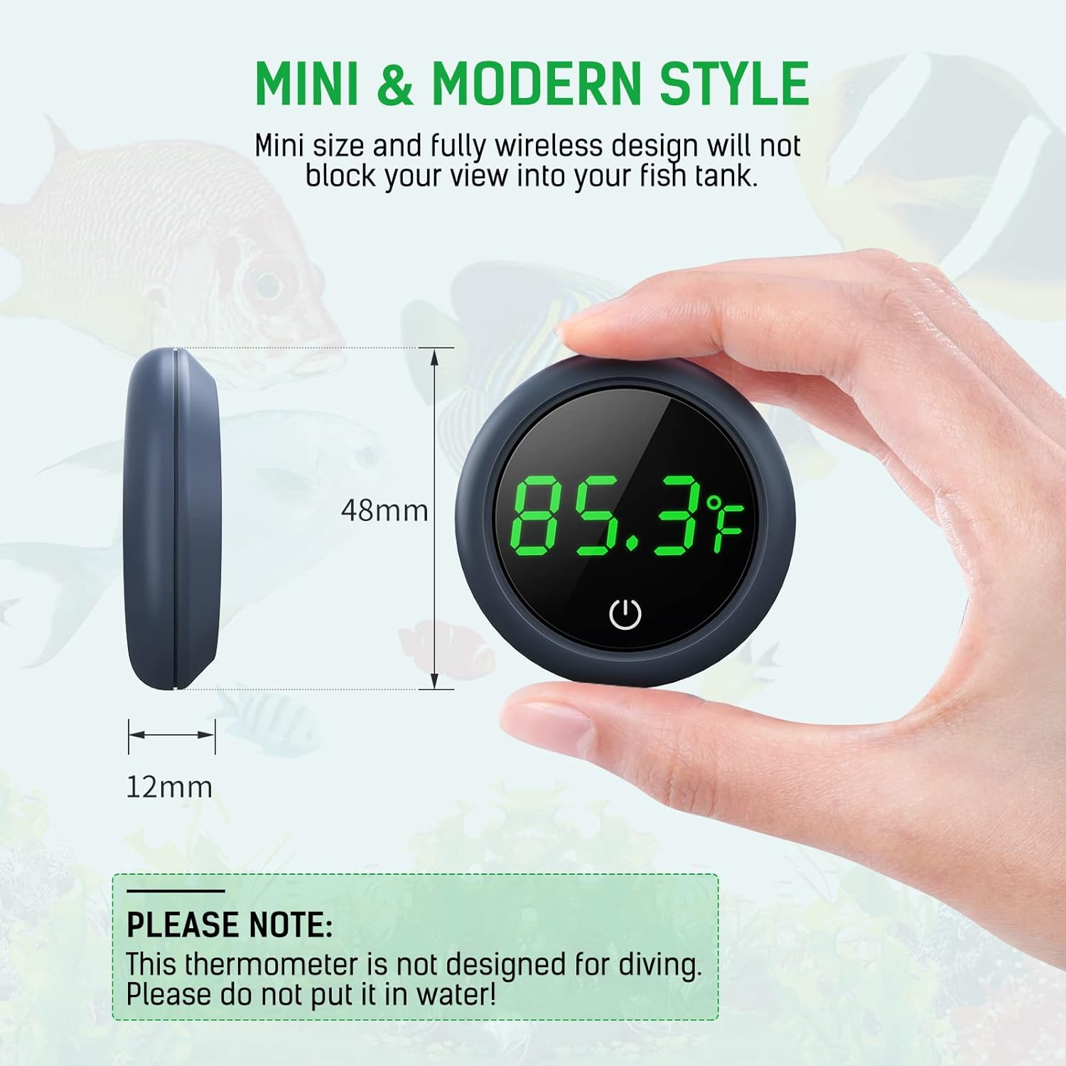 Termometer Akuarium Digital LE - Aquarium Marine Color ulasan dan harga