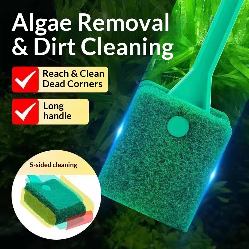 Sikat Akuarium Gagang Panjang, - Marine Aquarium Glass Cleaner ulasan dan harga