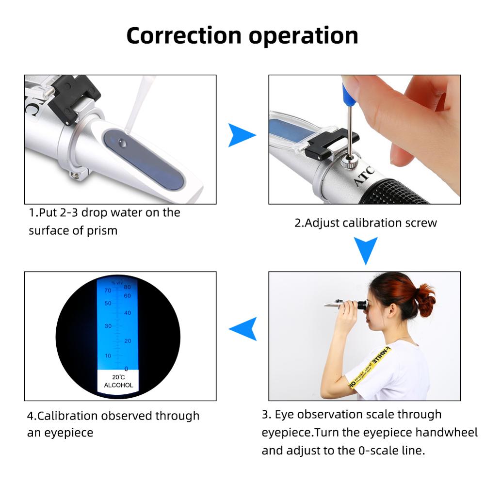 Panas Baru Shockproof Kemasan  - Marine Aquarium Refractometer ulasan dan harga