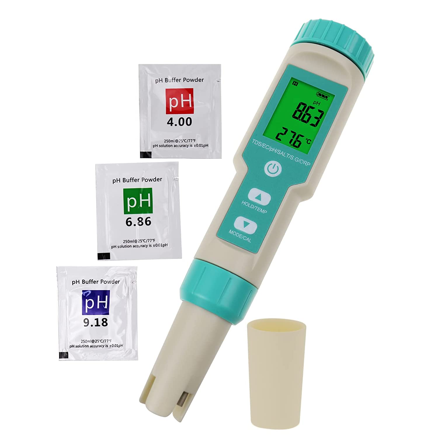 Bluetooth 7 in 1 pH TDS EC ORP - Marine Aquarium Test Kit ulasan dan harga