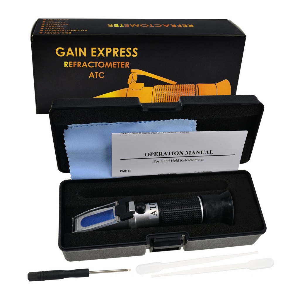 Refraktometer Alkohol Meter Gl - Marine Aquarium Refractometer ulasan dan harga