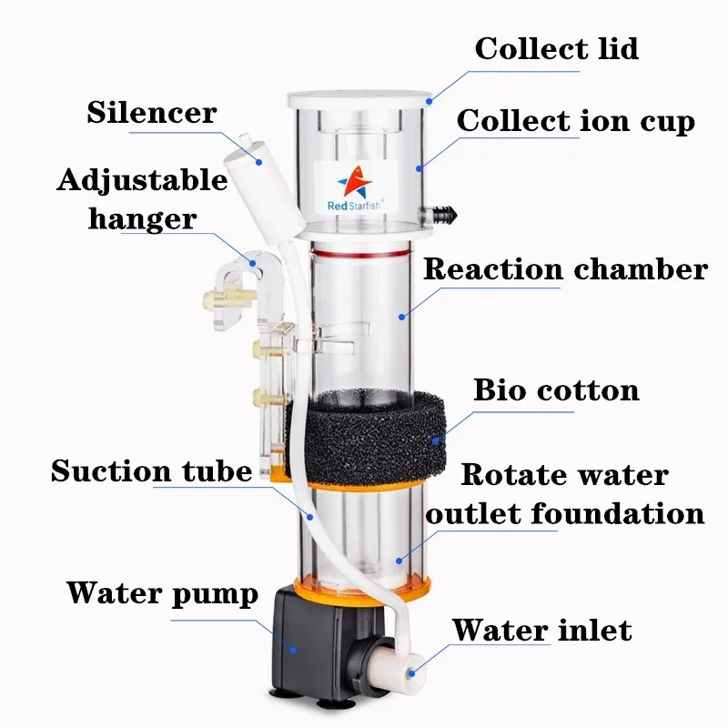Protein Skimmer Red StarFish U - Marine Aquarium & Regional Centre ulasan dan harga